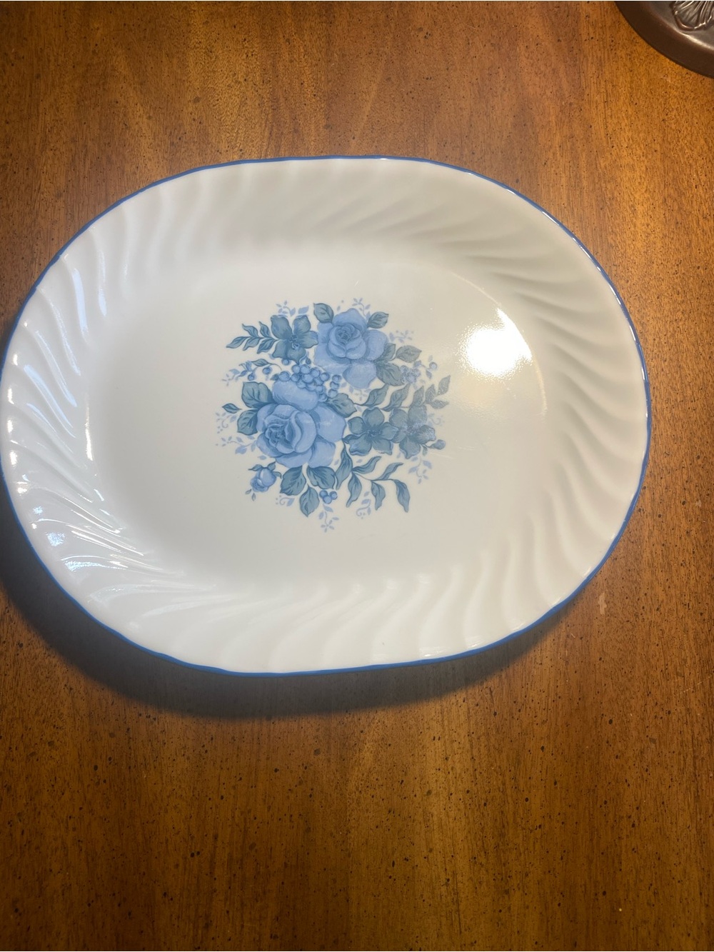 Corelle Blue Velvet Serving Platter